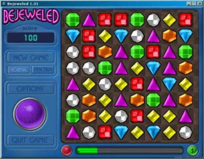 popcap games bejeweled classic free
